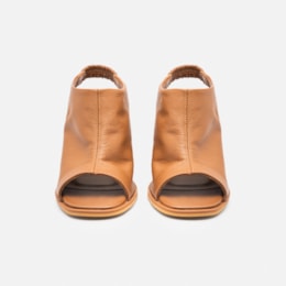 Ankle Boot Em Couro