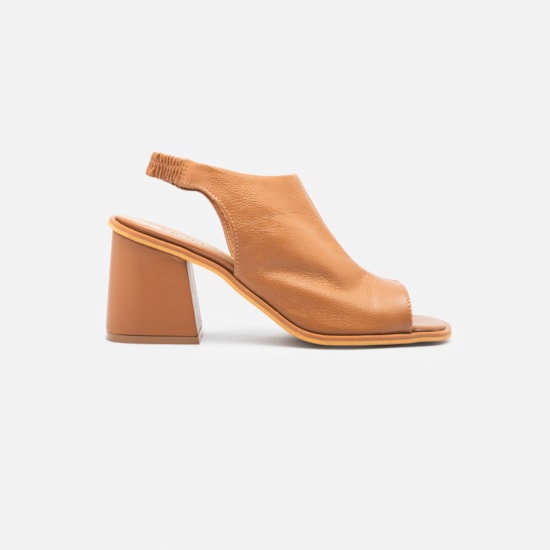 Ankle Boot Em Couro