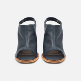 Ankle Boot Em Couro
