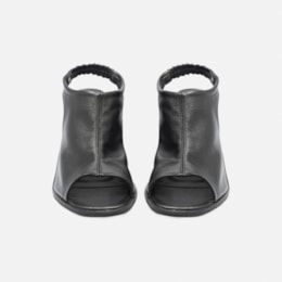 Ankle Boot Em Couro