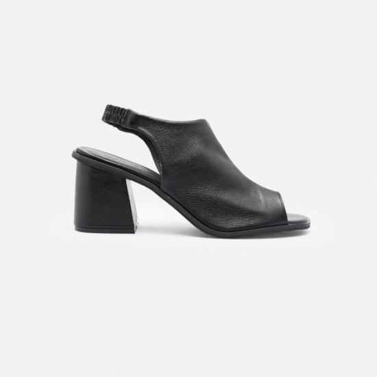 Ankle Boot Em Couro