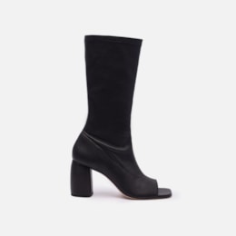 Ankle Em Couro