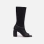 Ankle Em Couro