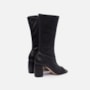Ankle Em Couro