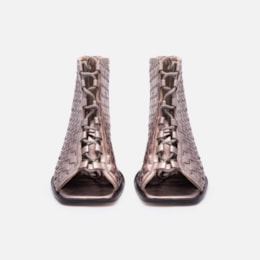 Ankleboot Quadriculada