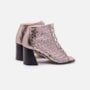 Ankleboot Quadriculada