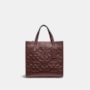 Bolsa Coach Field Tote 22 Signature Coach - Vinho