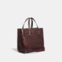 Bolsa Coach Field Tote 22 Signature Coach - Vinho