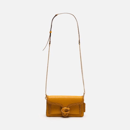 Bolsa Coach Tabby Chain Clutch Com Trançado Cj863b