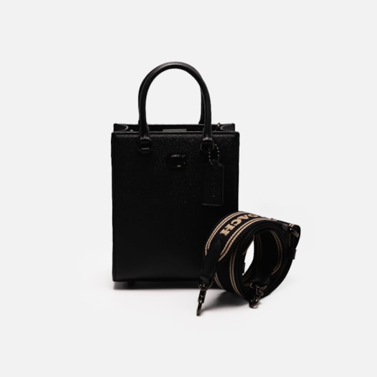 Bolsa Coach Tote 16 Signature Detail Cj795blk