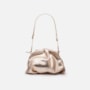 Bolsa Em Couro Metalizado