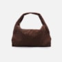 Bolsa Hobo Em Camurça