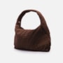 Bolsa Hobo Em Camurça
