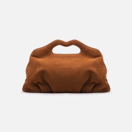 Bolsa Maxi Clutch Camurça