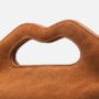 Bolsa Maxi Clutch Camurça