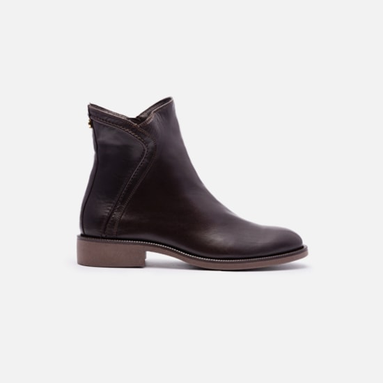 Bota Em Couro