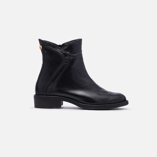 Bota Em Couro