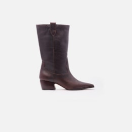Bota Em Couro