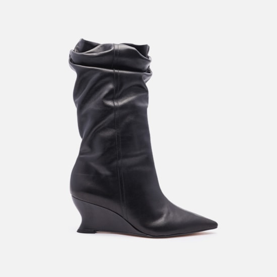 Bota Em Couro