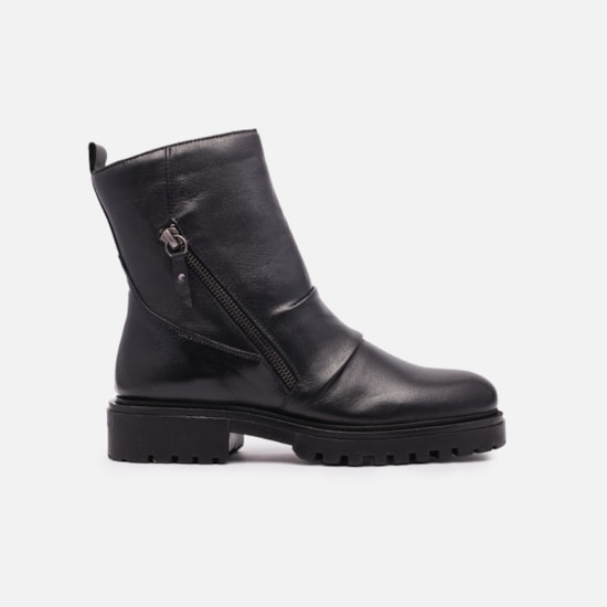 Bota Em Couro