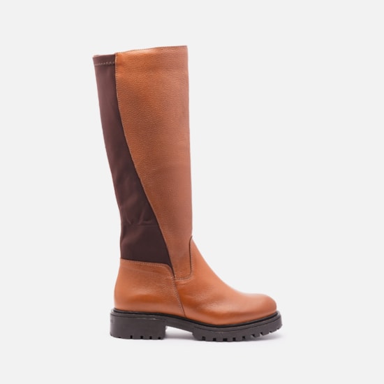 Bota Em Couro