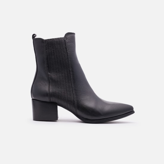 Bota Em Couro
