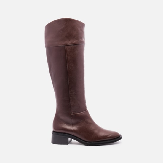 Bota Em Couro