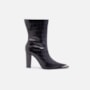 Bota Em Couro Croco