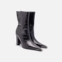 Bota Em Couro Croco