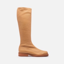 Bota Em Couro Strech
