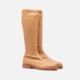 Bota Em Couro Strech