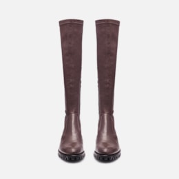 Bota Em Couro Strech