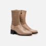 Bota Invitto  Moca Taupe/Stretch Taupe