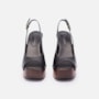 Clog Slingback Couro