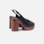 Clog Slingback Couro