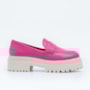 LOAFER CARRANO BOLD SALTO BLOCO BAIXO TRATORADO EM COURO