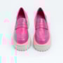LOAFER CARRANO BOLD SALTO BLOCO BAIXO TRATORADO EM COURO