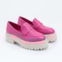 LOAFER CARRANO BOLD SALTO BLOCO BAIXO TRATORADO EM COURO