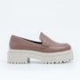 LOAFER CARRANO BOLD SALTO BLOCO BAIXO TRATORADO EM COURO