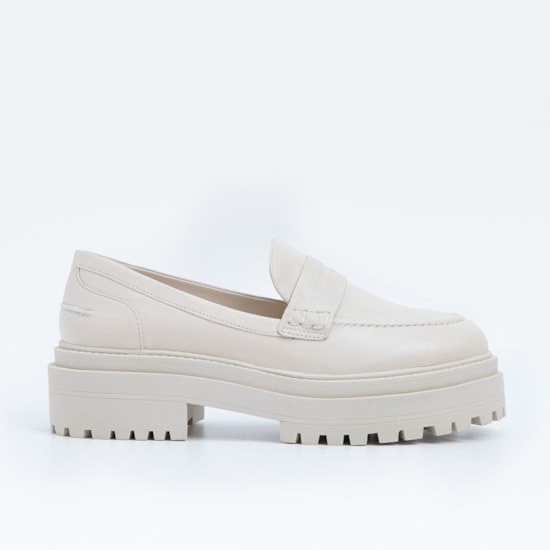 LOAFER CARRANO BOLD SALTO BLOCO BAIXO TRATORADO EM COURO