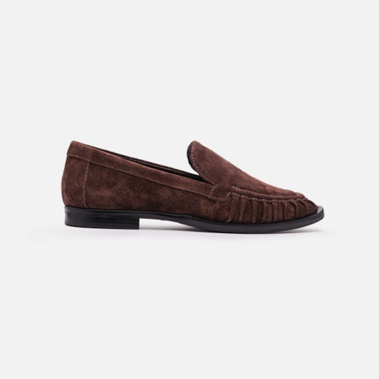 Loafer Em Camurca