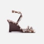 Sandalia Cow Print