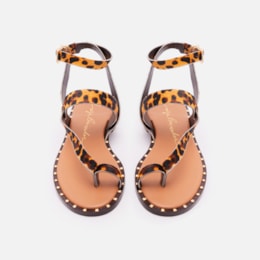 Sandalia Rasteira Stud