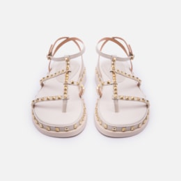 Sandalia Tiras Assimetricas