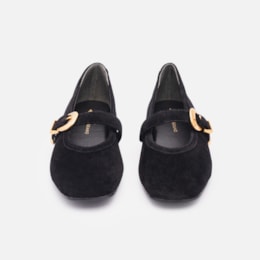 Sapatilha Em Camurca