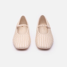 Sapatilha Multi Studs Em Couro