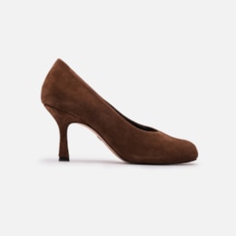 Scarpin Em Camurca