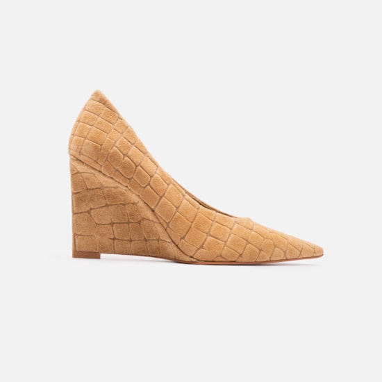 Scarpin Em Camurca