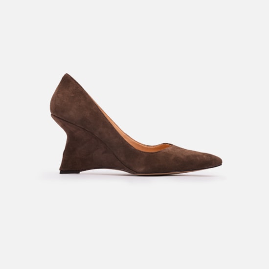 Scarpin Em Camurca