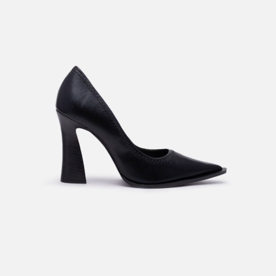 Scarpin Em Couro